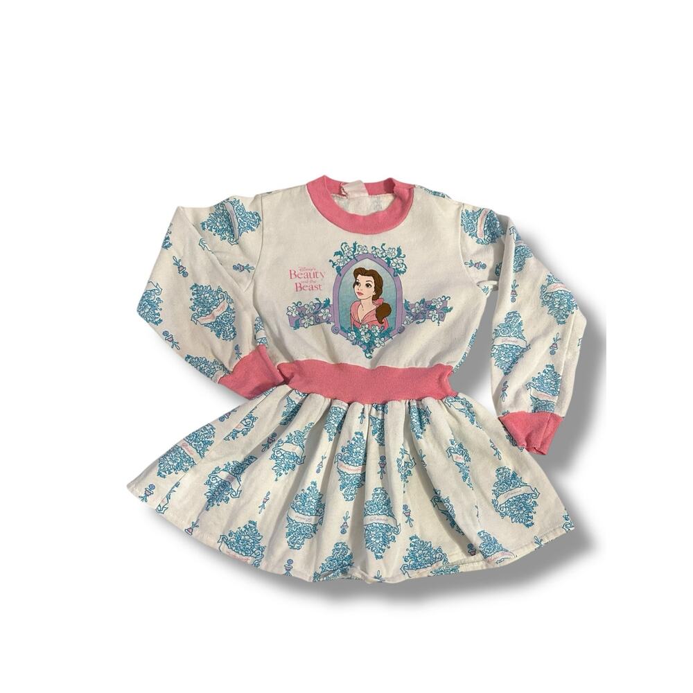 VintageBeauty and the Beast Belle Dress Girls Long Sleeve Character Dress